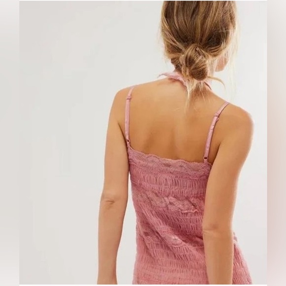 NWOT FP Intimately Condesa sheer slip dress spaghetti straps cutesy VDay size XS - Picture 5 of 9